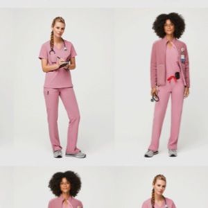 Figs scrubs-Chalk Pink color